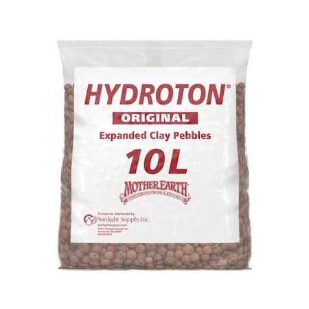Hawthorne Mother Earth Hydroton Brown Clay Pebbles 10 L HGC714112
